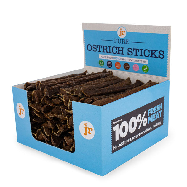 Pure Ostrich Sticks (50g) - Bark Bites